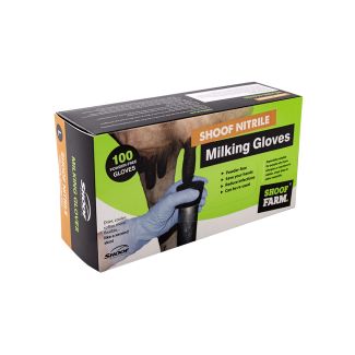 Milking Gloves Shoof Nitrile Lg/100
